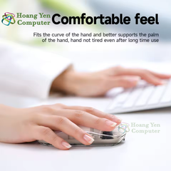 Chuột Không Dây HOCO GM29 – Thiết Kế Trong Suốt, 2.4G + Bluetooth – BH 12 Tháng –  Hoàng Yến Computer