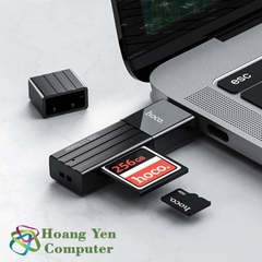 Đầu Đọc Thẻ Nhớ Hoco HB20 (Hổ Trợ Đọc Thẻ Micro SD, SD)  - BH 1 Năm Chính Hãng