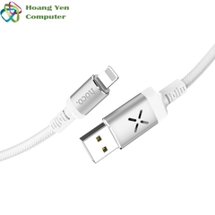 Cáp Sạc Nhanh LIGHTNING Hoco U63 Cho IPhone IPad Có Cảm Led Cảm Biến Âm Thanh - BH 1 Năm