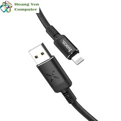 Cáp Sạc Nhanh LIGHTNING Hoco U63 Cho IPhone IPad Có Cảm Led Cảm Biến Âm Thanh - BH 1 Năm