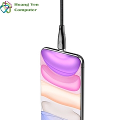 Cáp Sạc Nhanh IPhone Hoco U75 Đầu Nam Châm Hít Dài 1.2M - BH 1 Năm