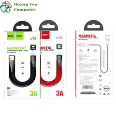 Cáp Sạc Nhanh IPhone Hoco U75 Đầu Nam Châm Hít Dài 1.2M - BH 1 Năm