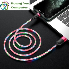 Cáp Sạc IPhone Hoco U85 12W Có Đèn Led Trên Dây - BH 1 Năm