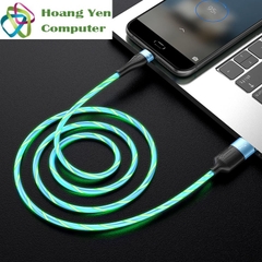 Cáp Sạc Nhanh MICRO USB Hoco U85 Cho Android Có Đèn Led Trên Dây - BH 1 Năm