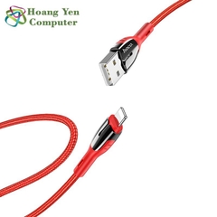 Cáp Sạc IPhone IPad Hoco U89 Đầu Lightning Dây Dù 1.2M - BH 1 Năm Chính Hãng (MÀU SẮC NGẪU NHIÊN)