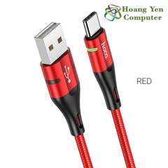 Cáp Sạc Nhanh TYPE C Hoco U93 Hổ Trợ Sạc Nhanh QC2.0 18W - BH 6 Tháng 1 Đổi 1 (MÀU SẮC NGẪU NHIÊN)
