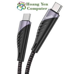 Cáp Sạc Nhanh 60W Hoco U95 TYPE C to TYPE C Dài 1.2M - BH 12 Tháng 1 đổi 1 (MÀU SẮC NGẪU NHIÊN)