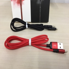 Cáp Sạc Lightning Hoco X14 Cho IPhone IPad Dây Dù 1M Chống Đứt - BH 6 Tháng 1 Đổi 1 (MÀU SẮC NGẪU NHIÊN)
