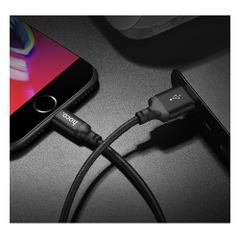 Cáp Sạc Lightning Hoco X14 Cho IPhone IPad Dây Dù 1M Chống Đứt - BH 6 Tháng 1 Đổi 1 (MÀU SẮC NGẪU NHIÊN)