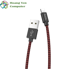 Cáp Sạc Nhanh Lightning Hoco X14 MAX Cho IPhone IPad Dây Dù 1M Chống Đứt - BH 1 Năm (MÀU SẮC NGẪU NHIÊN)