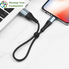 Cáp Sạc Lightning Hoco X38 Cho IPhone IPad Dài 25CM Dây Dù - BH 12 Tháng 1 đổi 1 (MÀU SẮC NGẪU NHIÊN)