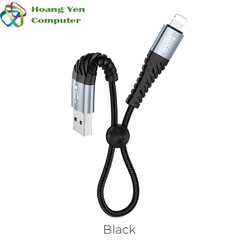 Cáp Sạc Lightning Hoco X38 Cho IPhone IPad Dài 25CM Dây Dù - BH 12 Tháng 1 đổi 1 (MÀU SẮC NGẪU NHIÊN)
