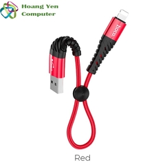 Cáp Sạc Lightning Hoco X38 Cho IPhone IPad Dài 25CM Dây Dù - BH 12 Tháng 1 đổi 1 (MÀU SẮC NGẪU NHIÊN)