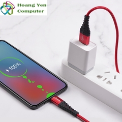 [1M] Cáp Sạc MICRO USB Hoco X38 Dài 1M Dây Dù Cho Android - BH 12 Tháng 1 đổi 1 (MÀU SẮC NGẪU NHIÊN)