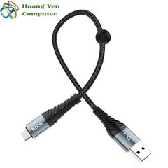 Cáp Sạc MICRO USB Hoco X38 Dài 25CM Dây Dù Cho Android - BH 12 Tháng 1 đổi 1 (MÀU SẮC NGẪU NHIÊN)