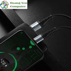 [1M] Cáp Sạc TYPE C Hoco X38 Dài 1M Dây Dù Cho Android - BH 12 Tháng 1 đổi 1 (MÀU SẮC NGẪU NHIÊN)