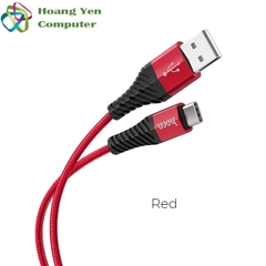 [1M] Cáp Sạc TYPE C Hoco X38 Dài 1M Dây Dù Cho Android - BH 12 Tháng 1 đổi 1 (MÀU SẮC NGẪU NHIÊN)