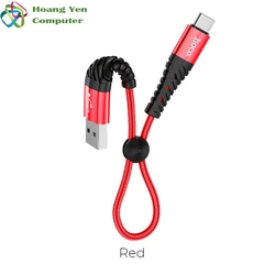 Cáp Sạc TYPE C Hoco X38 Dài 25CM Dây Dù Cho Android - BH 12 Tháng 1 đổi 1 (MÀU SẮC NGẪU NHIÊN)