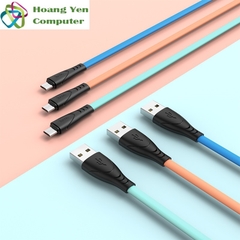 Cáp Sạc MICRO USB Hoco X42 Dây Silicon Mềm Dẻo Chống Cháy Dài 1M - BH 1 Năm