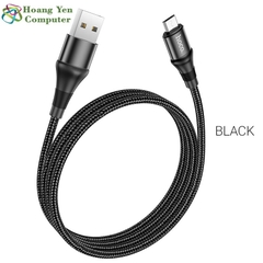 Cáp Sạc Nhanh MICRO USB Hoco X50 Dây Dù Chông Đứt cho ANDROID dài 1M - BH 6 tháng 1 đổi 1 (MÀU SẮC NGẪU NHIÊN)