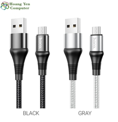 Cáp Sạc Nhanh MICRO USB Hoco X50 Dây Dù Chông Đứt cho ANDROID dài 1M - BH 6 tháng 1 đổi 1 (MÀU SẮC NGẪU NHIÊN)