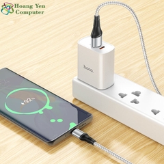 Cáp Sạc Nhanh TYPE C Hoco X50 Dây Dù Chông Đứt cho ANDROID dài 1M - BH 6 tháng 1 đổi 1 (MÀU SẮC NGẪU NHIÊN)