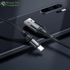 Cáp Sạc Nhanh TYPE C Hoco X50 Dây Dù Chông Đứt cho ANDROID dài 1M - BH 6 tháng 1 đổi 1 (MÀU SẮC NGẪU NHIÊN)