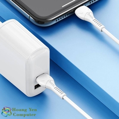 Cáp Sạc Nhanh 20W Cho iPhone 12 Hoco X55 TYPE C - LIGHTNING Dài 1M - BH 12 Tháng 1 đổi 1 (MÀU SẮC NGẪU NHIÊN)
