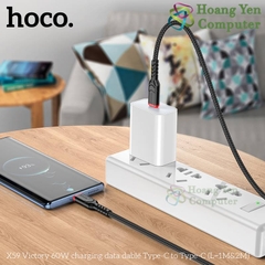 Cáp Sạc Type C to Type C 60W Hoco X59 - Chiều Dài 1M, 2M - Chính Hãng - Hoàng Yến Computer