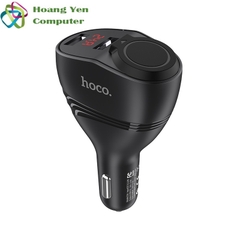 Cốc Sạc Xe Hơi Hoco Z34 2 Cổng Sạc USB, 1 Cổng Mồi Thuốc - BH 1 Năm