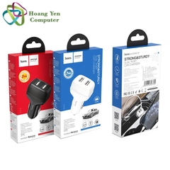 Cốc sạc Xe Hơi Hoco Z36 2 Cổng Sạc 2.4A Chính Hãng - Bảo hành 1 năm