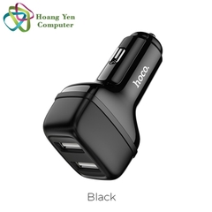 Cốc sạc Xe Hơi Hoco Z36 2 Cổng Sạc 2.4A Chính Hãng - Bảo hành 1 năm