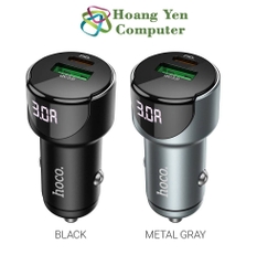 Cốc Sạc Nhanh Xe Hơi Hoco Z42 (Sạc Nhanh QC 18W, Type C PD 20W) - BH 6 Tháng Chính Hãng