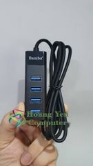 Hub USB 4 Cổng Bamba B1 2.0, Bamba B3 30 chính hãng - BH 12 Tháng