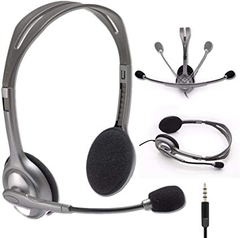 Tai Nghe Chụp Tai LOGITECH H111 Cho Laptop, Smart Phone (1 Jack 3.5mm) - BH 2 Năm Chính Hãng