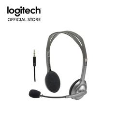 Tai Nghe Chụp Tai LOGITECH H111 Cho Laptop, Smart Phone (1 Jack 3.5mm) - BH 2 Năm Chính Hãng