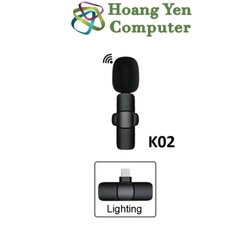 Micro Live Stream Không Dây Remax K02 (1 Micro, 1 Kết Nối Cổng Type C hoặc Lightnig) - Bh 12 Tháng - Hoangyencomputer