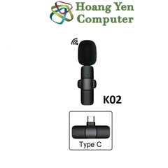 Micro Live Stream Không Dây Remax K02 (1 Micro, 1 Kết Nối Cổng Type C hoặc Lightnig) - Bh 12 Tháng - Hoangyencomputer