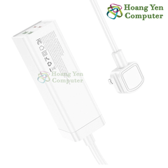 Ổ Cắm Đa Năng Hoco AC10 Dây 1.5m – Sạc Nhanh PD 65W, 2 Cổng Type-C + 2 USB + 1 Ổ Cắm US – BH 6 Tháng – HoangYenComputer