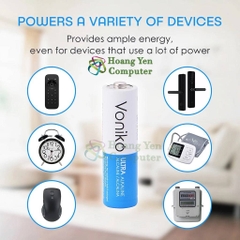 Pin AA, Pin AAA 1.5V - Pin Voniko Alkaline Thương Hiệu USA, Dung Lượng Cao (KHÔNG SẠC) - Hoangyencomputer