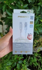 Cáp Sạc Nhanh Pisen Pro LT- CC16 Type C to Type C  (Độ Dài 1.2M) - BH 6 Tháng - Hoàng Yến Computer