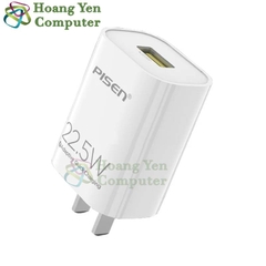 Cốc Sạc Nhanh Pisen TS-C138 - Cổng USB Sạc Nhanh QC3.0 18W, VOOC 2.0 22.5W - BH 1 Năm - Hoàng Yến Computer | Cốc Cạc 18W