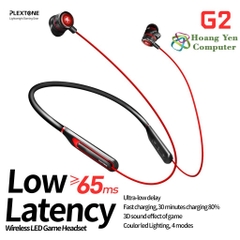 Tai Nghe Bluetooth Gaming Plextone G2 (Có Đèn Led, Độ Trễ Thấp 65ms) - BH 3 Tháng