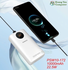 [ROMOSS PSW10-172] Pin Dự Phòng SW10PF 10000mAh 22.5W QC+PD - BH 12 Tháng - Hoàng Yến Computer