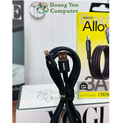 Cáp Sạc Remax CB25 C-C 240W Alloy Aluminum – Sạc Siêu Nhanh, Truyền Dữ Liệu Ổn Định – BH 12 Tháng – Hoangyencomputer