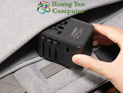 Ổ Cắm Chuyển Đổi Remax CM06, 3 Cổng Type-C + 2 USB + 1 AC -  Đa Năng, Tiện Lợi - Hoàng Yến Computer