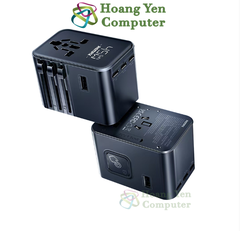 Ổ Cắm Chuyển Đổi Remax CM06, 3 Cổng Type-C + 2 USB + 1 AC -  Đa Năng, Tiện Lợi - Hoàng Yến Computer