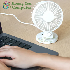 Quạt Để Bàn Mini Remax F37 – Thiết Kế Cánh Đôi, Gió Êm, Nhỏ Gọn – Hoàng Yén Computer