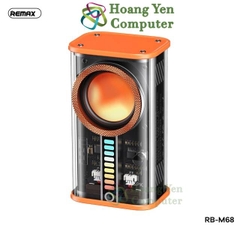 Loa Bluetooth Mini Remax RB-M68 - Loa Trong Suốt, Led RGB, TWS Ghép Đôi 2 Loa - BH 12 Tháng - Hoàng Yến Computer