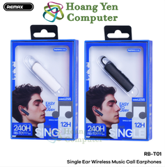 Tai Nghe Bluetooth Remax RB-T01 V5.4 Âm thanh rõ nét, Pin Khỏe - BH 12 Tháng - Hoàng Yến Computer